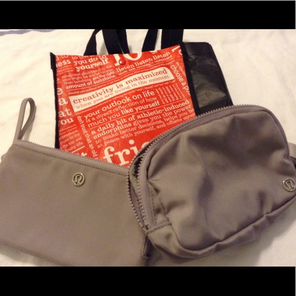 lululemon athletica Accessories - Lululemon Belt Bag and Double Up Pouch/Wristlet